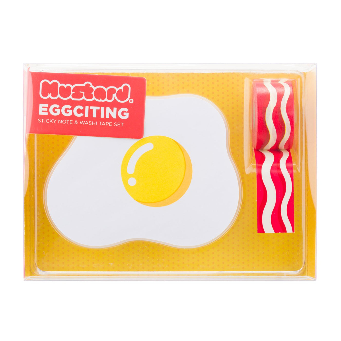 Bacon Eggs Sticky Note Washi Tape Set