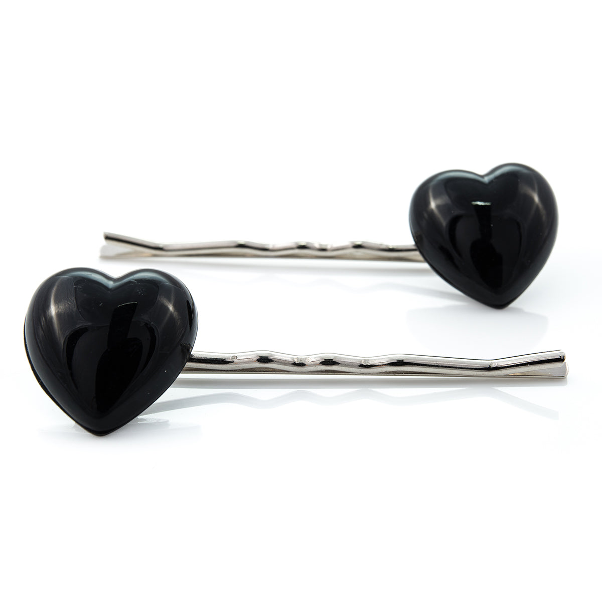 Black Heart Hairslides Dollydagger