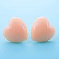 Blush Pink Heart Earrings Dollydagger