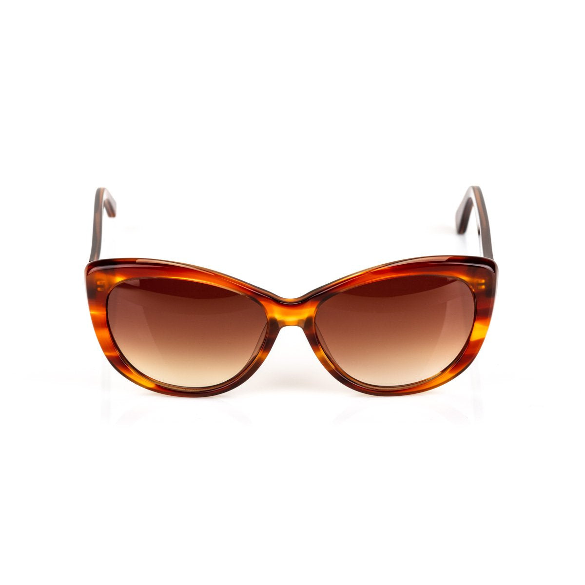 Makena Brown Cat Eye Sunglasses