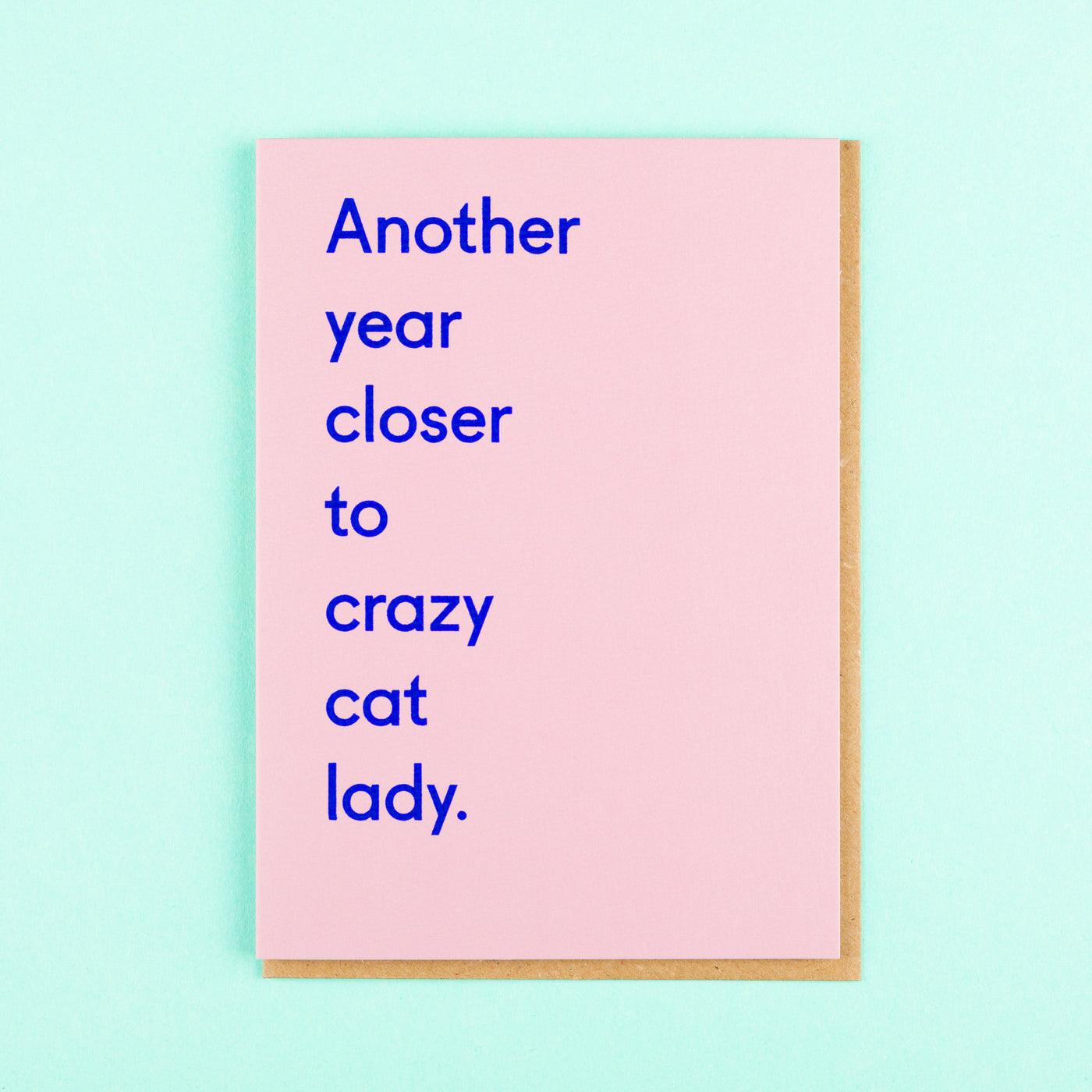 Cat Card Crazy Cat Lady Ohh Deer