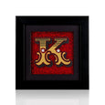 Custom Shadow Box Dollydagger x Curly Mark Circus Letter Red K