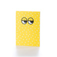 Cute Notebooks Googly Eyes Mustard