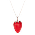 Designer Strawberry Pendant Necklace Tina Lilienthal