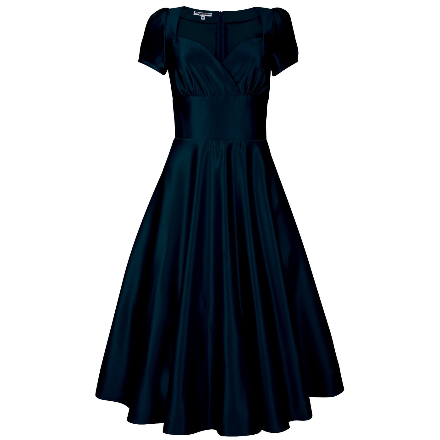 Dollydagger Black Vivien Satin Dress