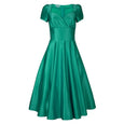 Dollydagger Vivien Emerald Green Satin Dress