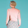 Emmy Peach Long Sleeve Delightful Daytime Cardigan