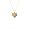 Gold Heart Necklace Dollydagger Rollerama