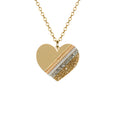 Gold Heart Necklace Rollerama Dollydagger