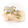 Gold Metallic Clogs by Lotta from Stockholm at Dollydagger