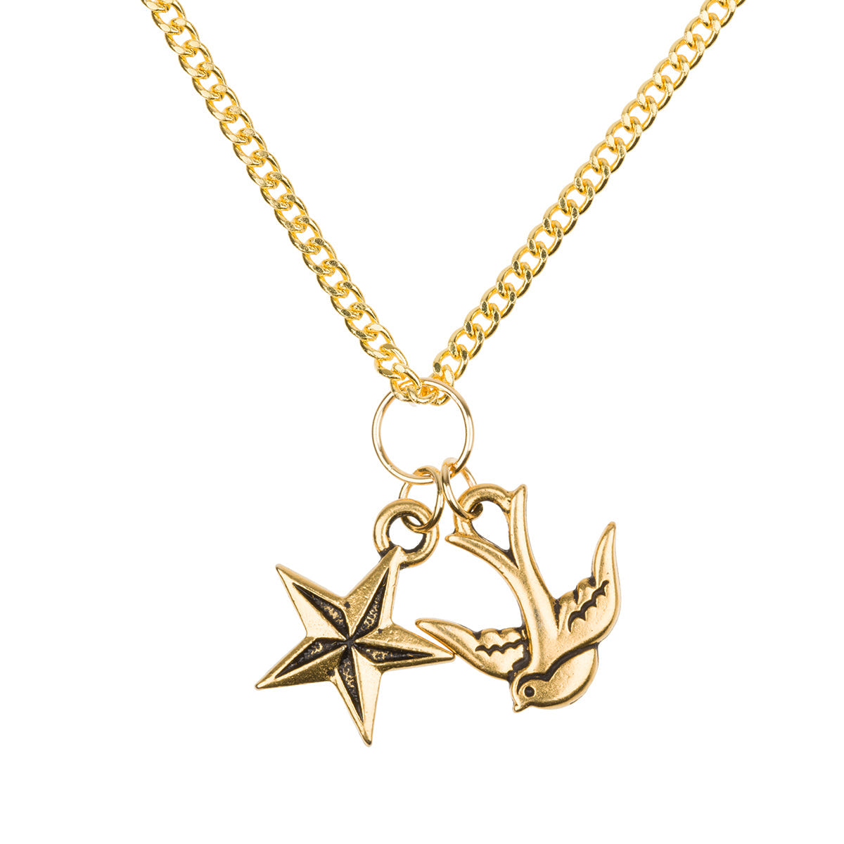 Gold Nautical Necklace Dollydagger Sailorette