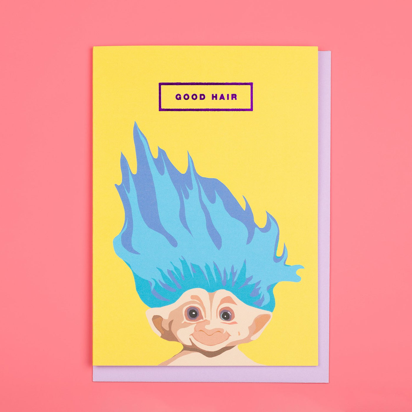 Good Hair 80s Retro Card Emily Brooks