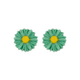 Green Daisy Earrings Dollydagger