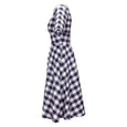 Katie Navy Gingham Dress