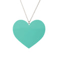 Large Heart Pendant Necklace Back Rollerama Dollydagger