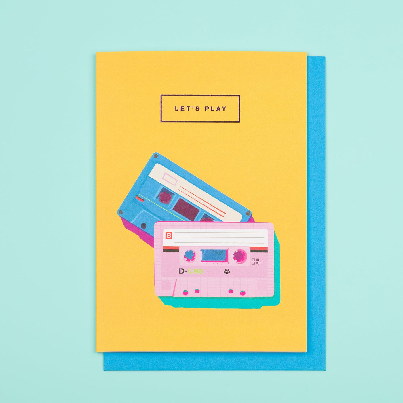 Let's Play 80s Style Card by Emily Brooks