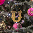 Letter U Christmas Decoration