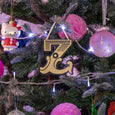Letter Z Christmas Ornament Curly Mark Dollydagger