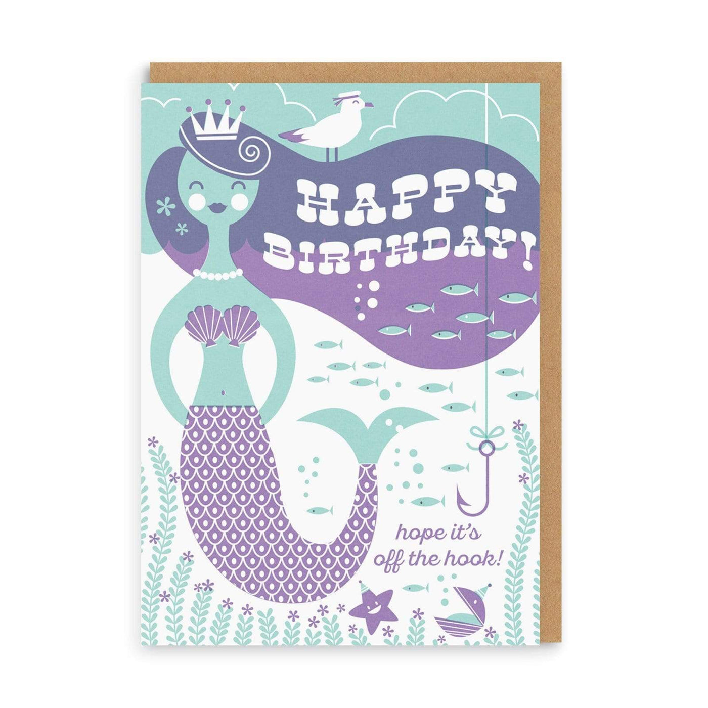 Off the Hook Mermaid Birthday Card Ohh Deer