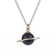 Orb Pendant Necklace Black Onyx Tina Lilienthal