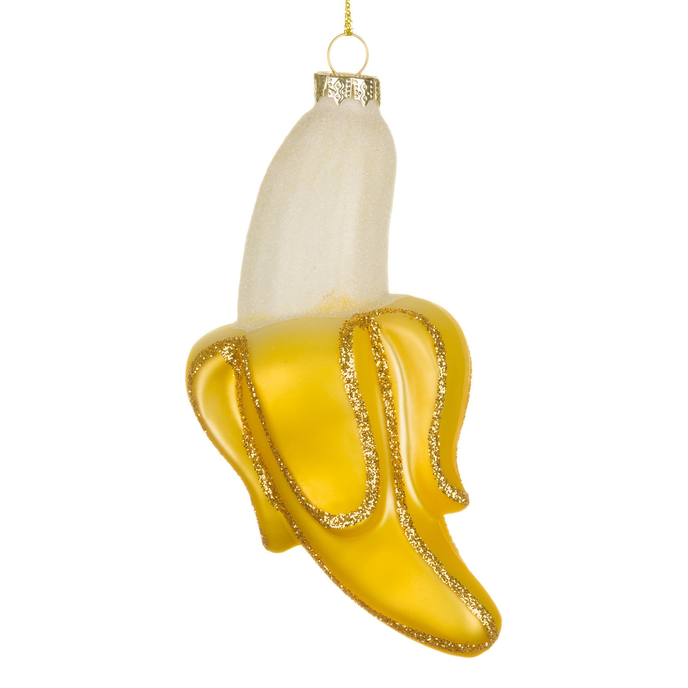 Peeled Banana Christmas Ornament