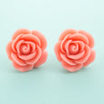 Pink Rose Earrings Vintage Charm Dollydagger