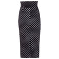 Polka Dot Pencil Skirt Black and White Dita Dollydagger