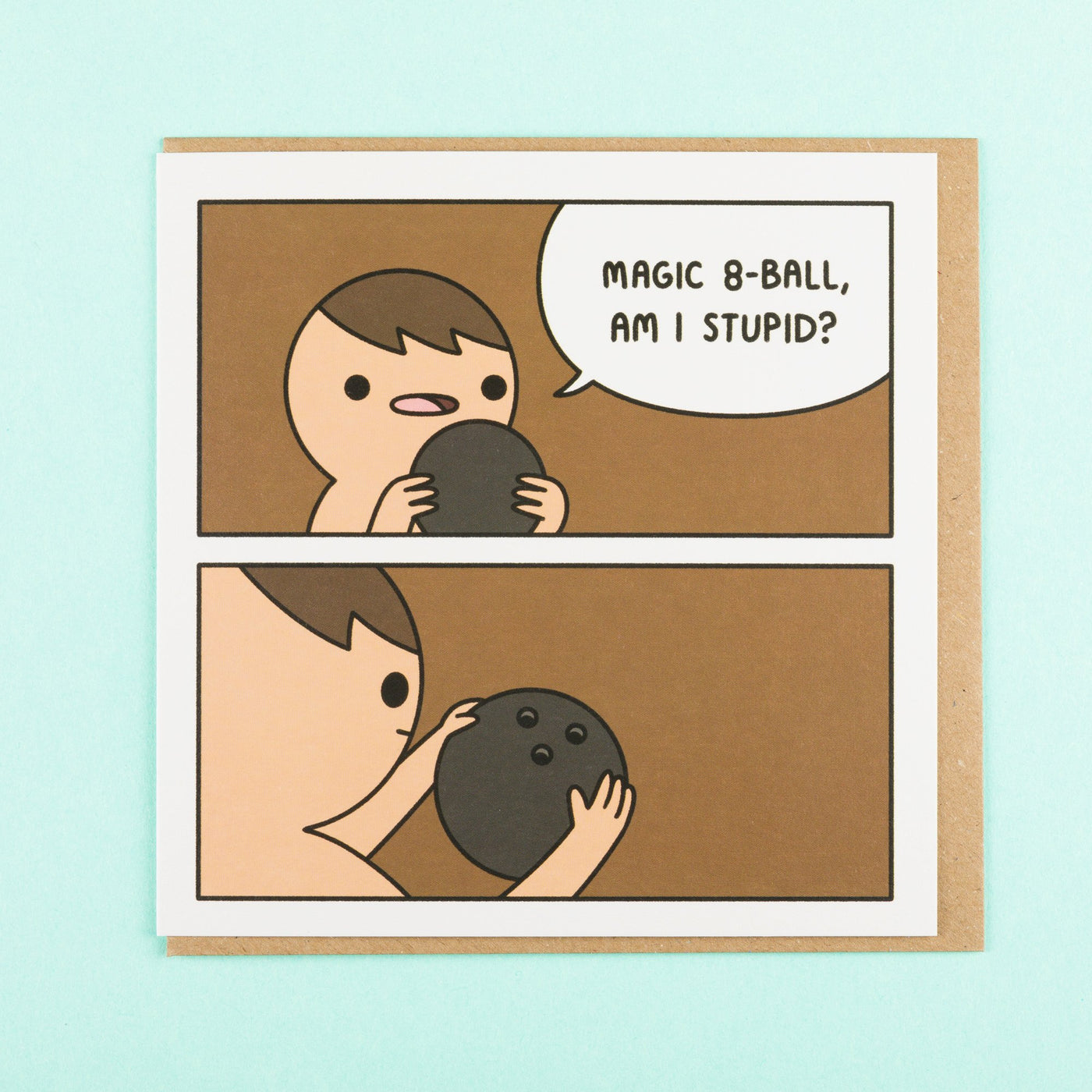 Magic 8 Ball Quirky Card by Ohh Deer