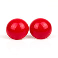 Red Retro Stud Earrings Dollydagger