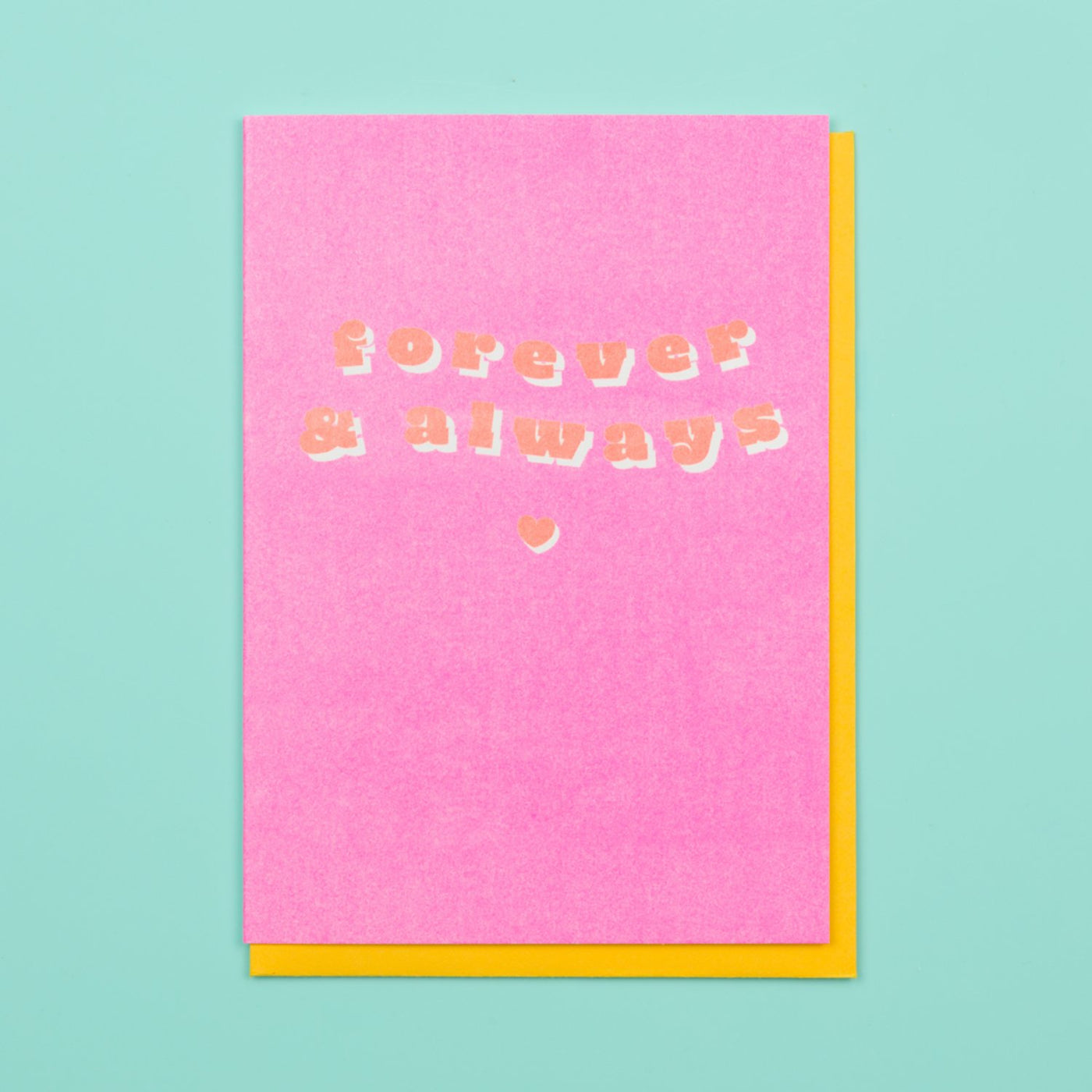 Riso Valentines Card Forever Always Ohh Deer