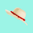 Straw Sun Hat Side Dollydagger