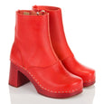 Swedish Hasbeens Red 1960s Boots