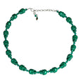 Tarina Tarantino Emerald Green Skull Necklace at Dollydagger