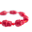 Tarina Tarantino Red Skull Bracelet