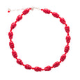 Tarina Tarantino Red Skull Necklace