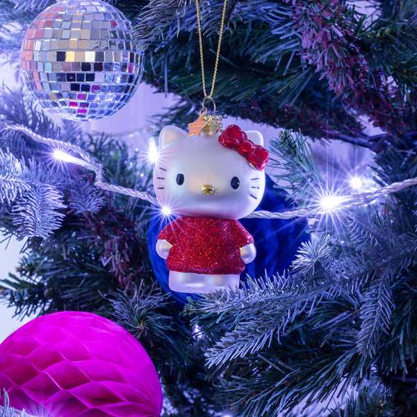 Hello Kitty Glass Ornament  Hello Kitty Hanging Decoration – Dollydagger