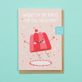 Wobbly Knees Greetings Card Ohh Deer