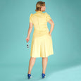 Yellow A Line Sun Dress Key to My Heart Emmy Design