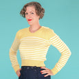 Yellow Breton Stripe Jumper Emmy Design