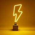 Yellow Lightning Bolt Lamp