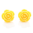 Yellow Rose Earrings Dollydagger