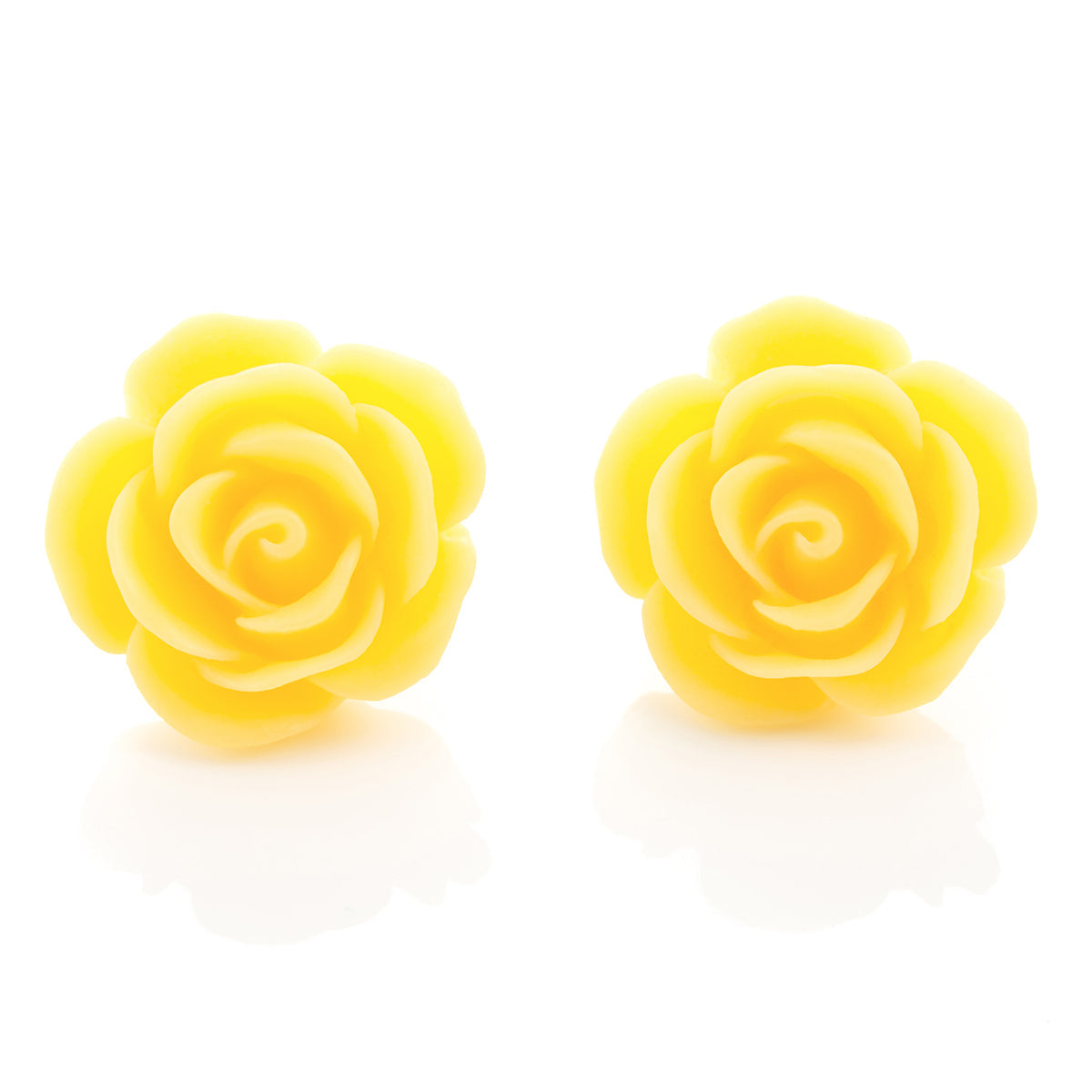 Yellow Rose Earrings Dollydagger