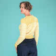 Yellow Stripe Jumper Emmy Design