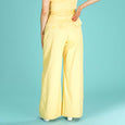 Yellow Wide Leg Trousers Emmy Design Ship Mate Slacks